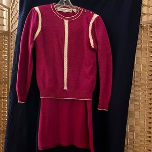 Bergman International Woman’s two piece sweater/skirt set